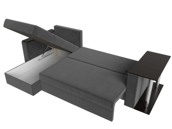 Угловой диван Атланта левый угол, велюр