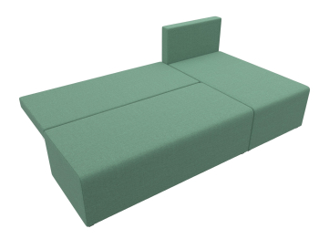 Диван угловой Поло правый угол, рогожка Амур