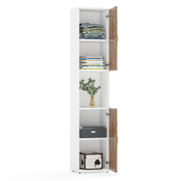 Пенал две дверки и ниша Лидер-8.