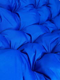 Подвесное кресло ДЛЯ ДВОИХ ЛЮКС с ротангом бежевое