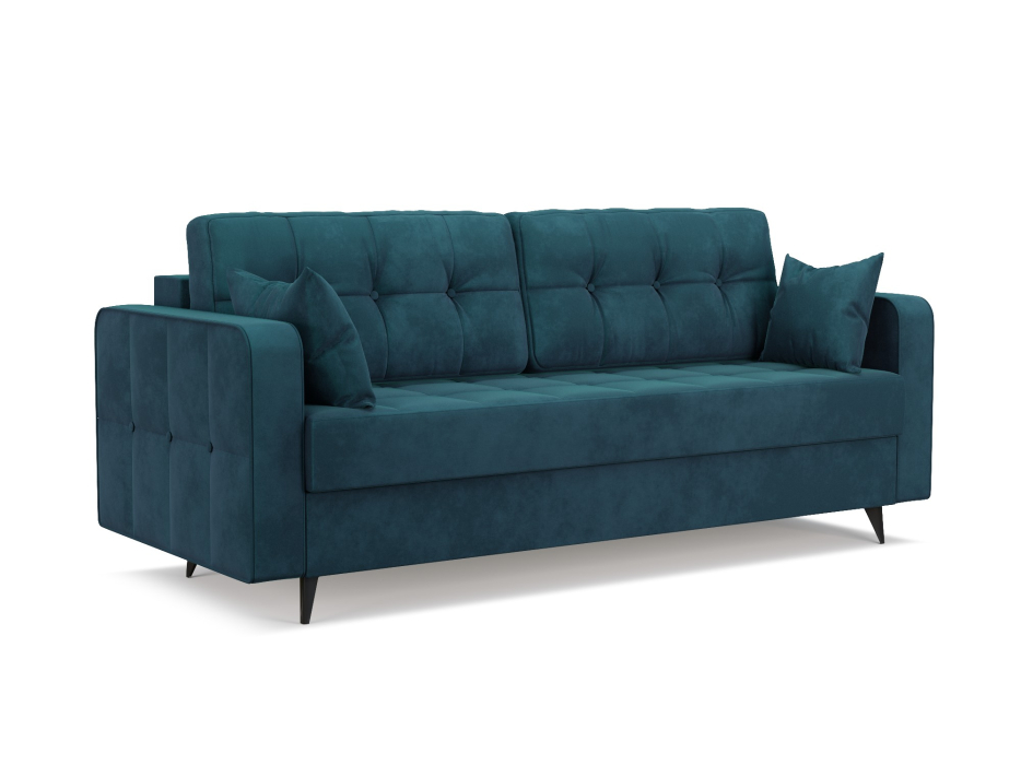 Диваны с ящиком для белья, Диван прямой тик-так Снеп (Бархат)