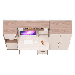 Компьютерный стол с пеналом и шкафом МД-СК-9