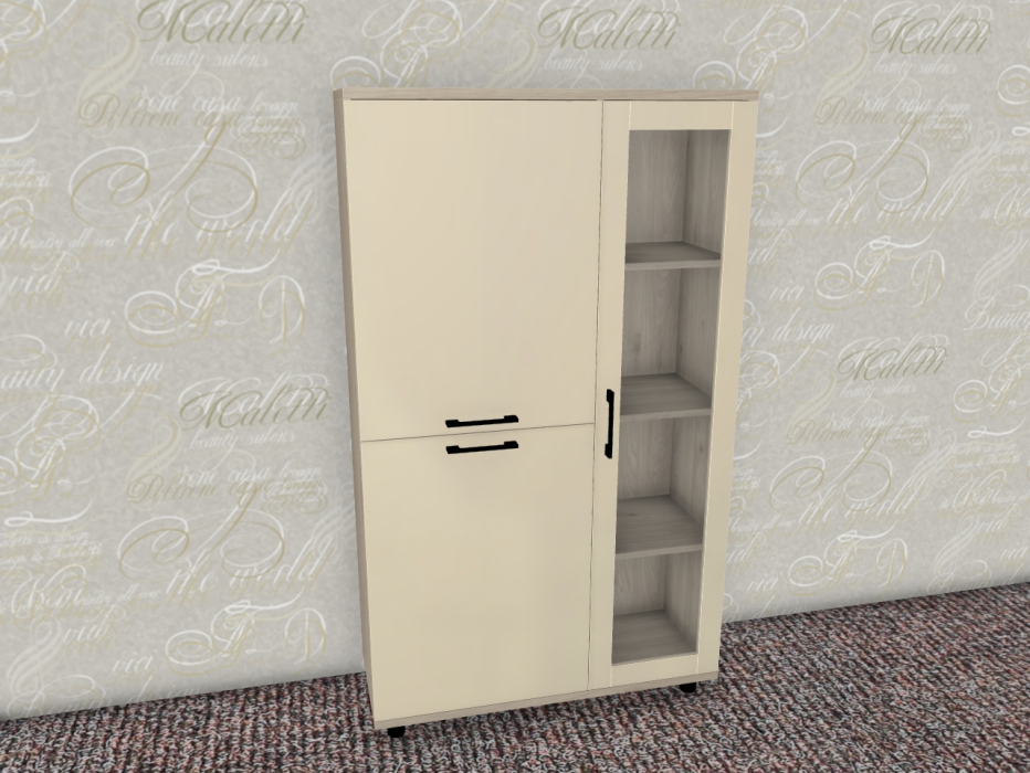 Шкафы распашные, Модульная система Грейс Шкаф ШК-5081  Гикори Джексон Светлый