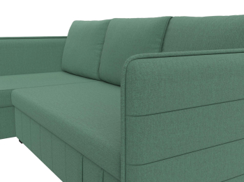 Угловой диван Слим левый угол, рогожка Амур