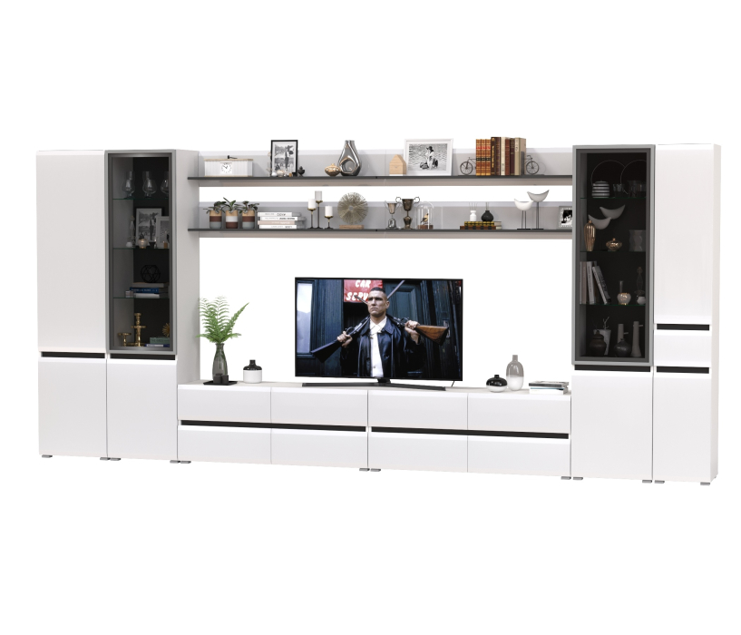 Стенки для гостиной, Сидней мебель в гостиную модульная комплектация № 118