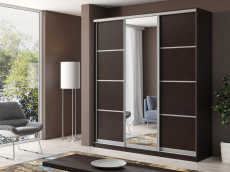 Шкафы-купе, Шкаф купе 3-х дверный Айсберг 200 +зеркало