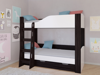 Кровать двухъярусная Астра 2 Венге