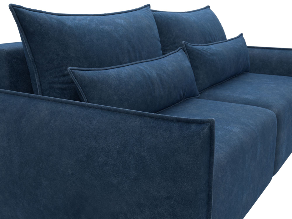 Диваны еврокнижки, Диван прямой Лига-051 НПБ, велюр BRUT