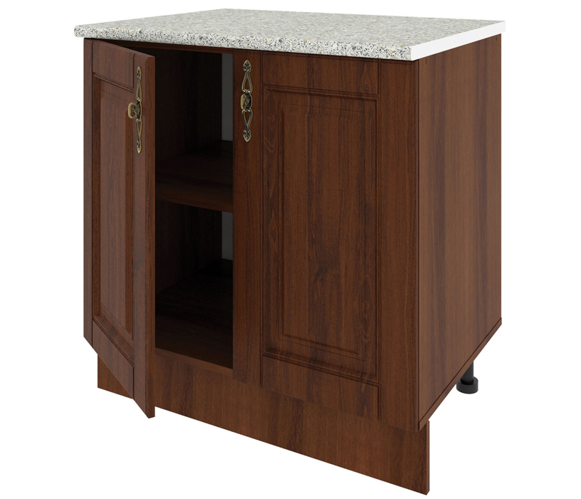 Напольные, Шкаф напольный  со столешницей 80 см Орех