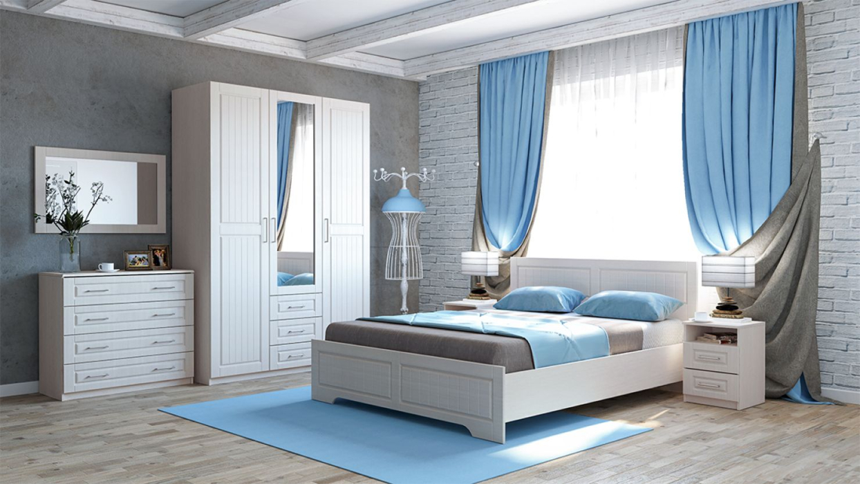 Кровати, Кровать арт.017 Настил 1,4 КЭТ-6 Кантри