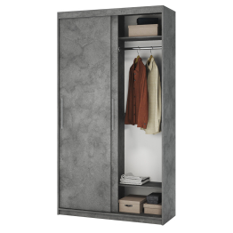 Шкаф-купе 2-х дверный Эконом платяной 120х60х200