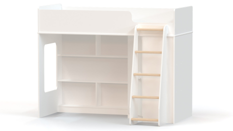 Кровать-чердак с угловым шкафом Ridgimmi 2.2