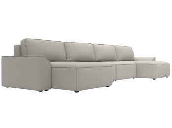 Диван п-образный Лига-048 НПБ лонг, рогожка Амур