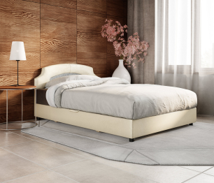 Кровать тахта Шарм 100 с подъемным механизмом, шенилл/экокожа