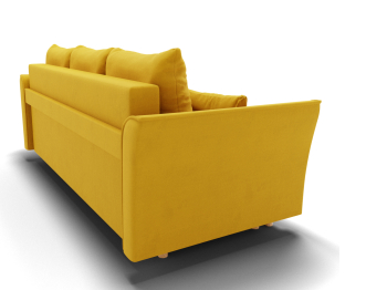 Прямой диван Мелодия,НПБ,еврокнижка,велюр