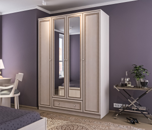 Шкаф 4-х дверный Грация СБ-2198