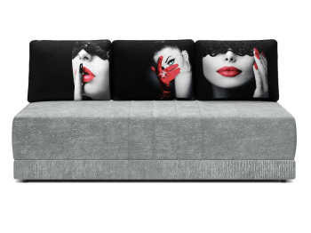 Диван-кровать Страйк, еврокнижка, велюр