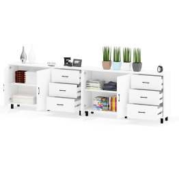 Две тумбы-комода широких РВК 123-1604