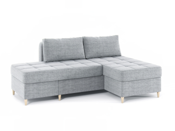 Диван-кровать угловой Оливер 2 еврокнижка-трансформер, рогожка Люкс