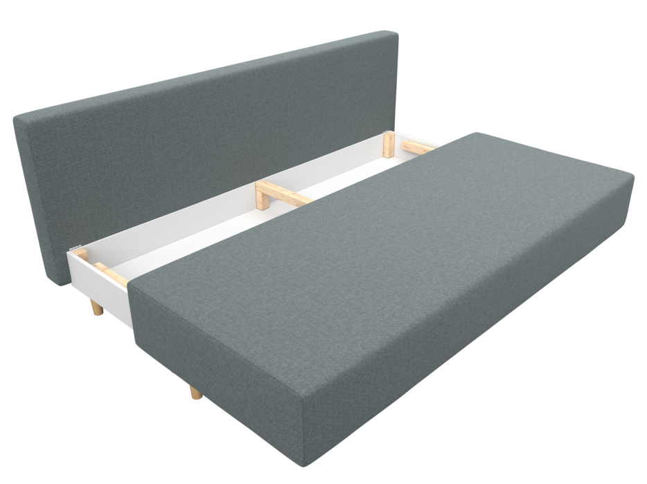 Диваны еврокнижки, Диван прямой Лига-033, рогожка Амур