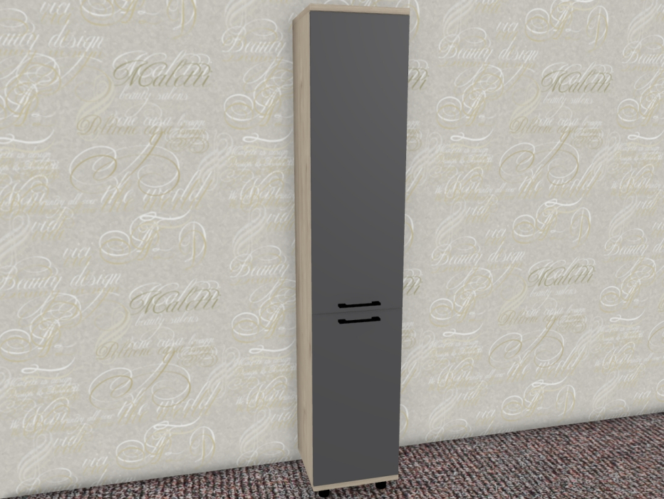 Шкафы одностворчатые, Модульная система Грейс Шкаф ШК-5076  Гикори Джексон Светлый