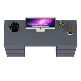 Компьютерный стол с двумя тумбами Мори МС-2