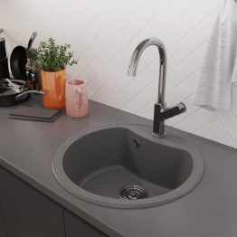 Мойкa ML-GM09 круглая, 510 мм (глуб. чаши 190) NEW*