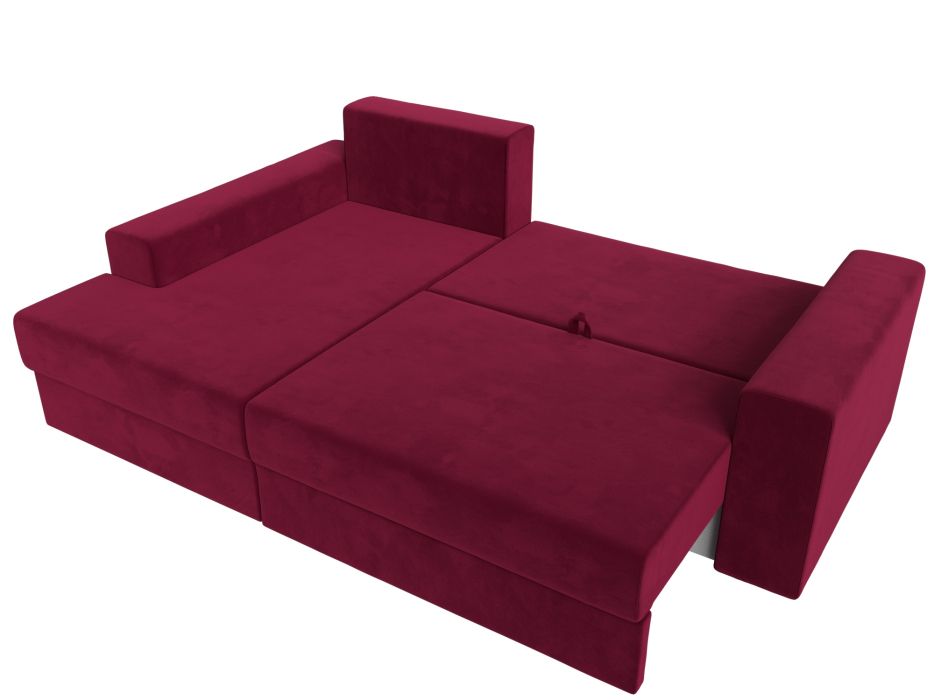 Офисные диваны, Угловой диван Майами левый угол, микровельвет