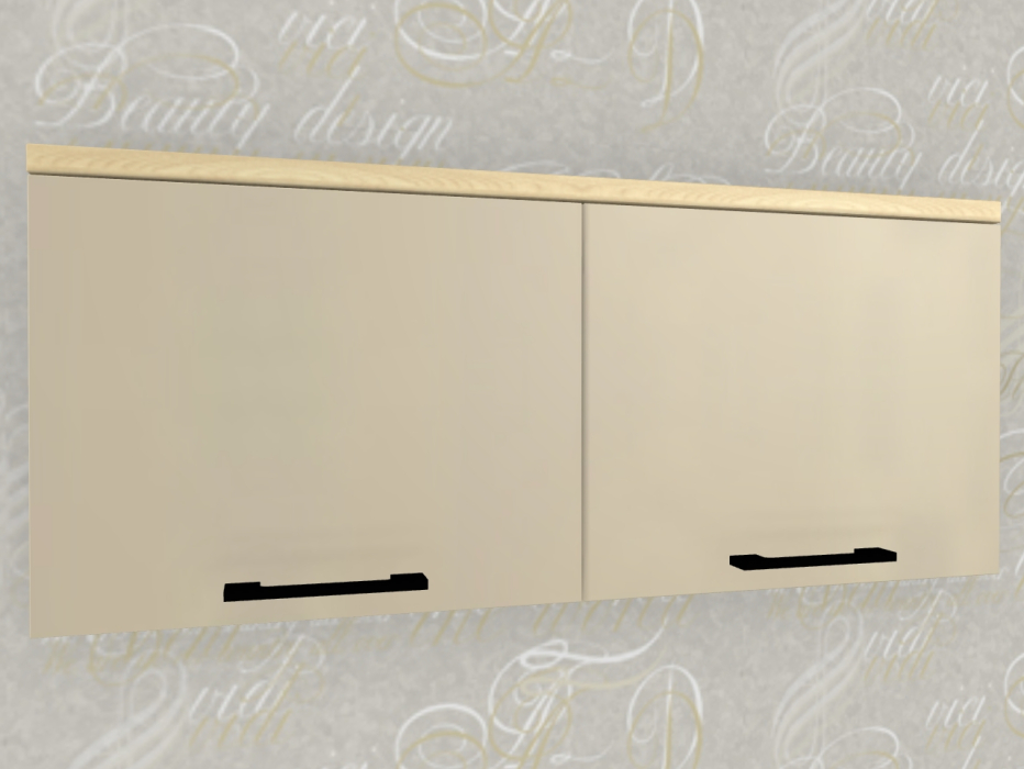 Настенные полки, Модульная система Грейс Антресоль АН-5041  Ясень Асахи