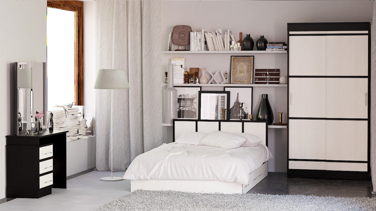 Спальные гарнитуры, Спальный гарнитур Сакура №4