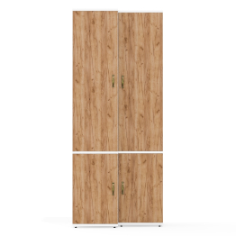 Шкаф узкий для одежды и пенал для одежды 23Б Лидер-8