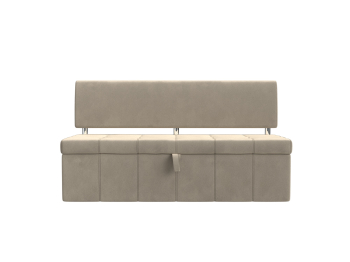 Кухонный прямой диван Стоун, микровельвет