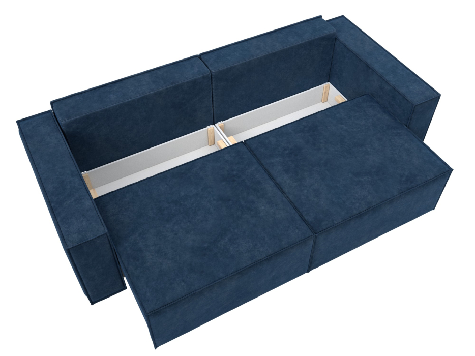 Диваны кровати со спальным местом, Диван прямой Куба, велюр BRUT