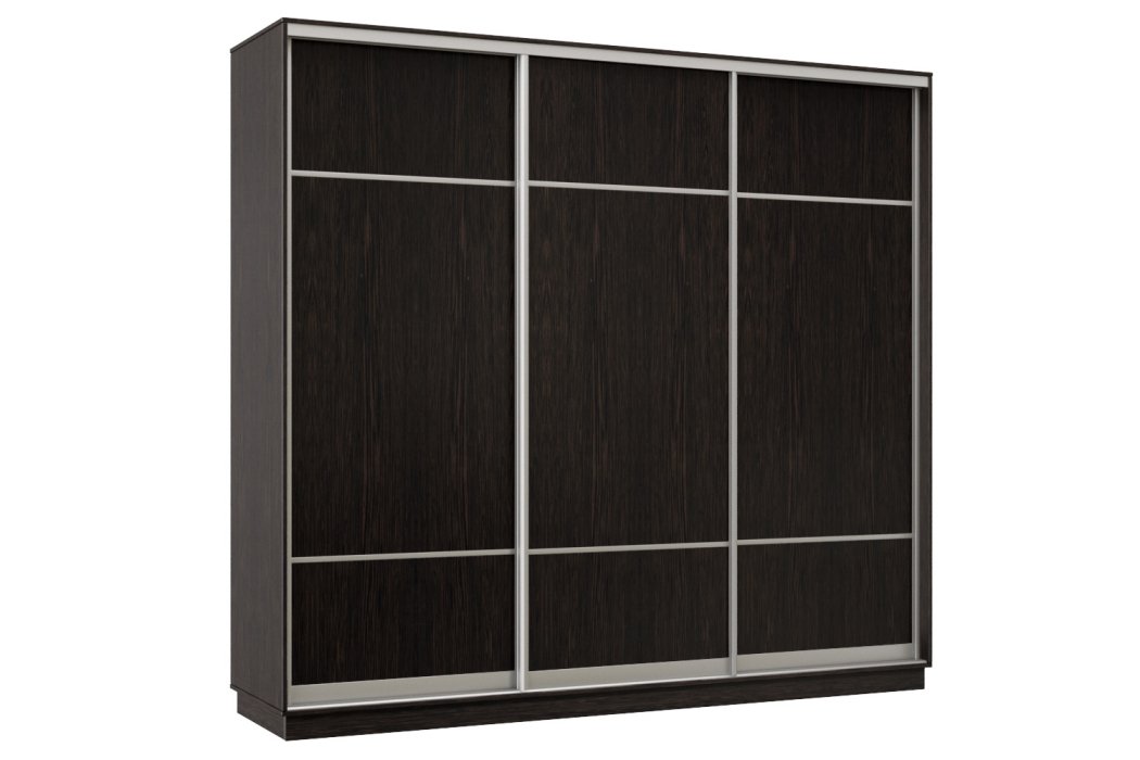 Шкафы-купе, Шкаф-купе Премьер Лайт 57 (08;08;08) трехдверный