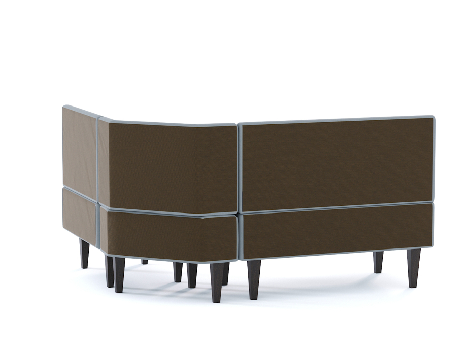 Кухонные уголки, Диван кухонный угловой Лео, велюр