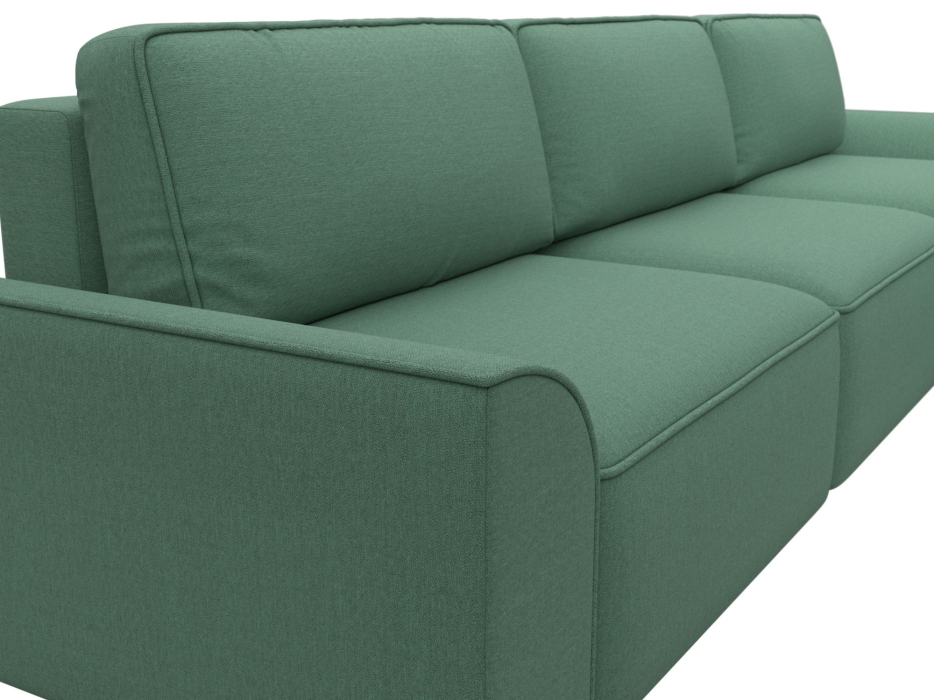 Диваны угловые в гостиную, Диван угловой Лига-048 НПБ лонг, рогожка Амур