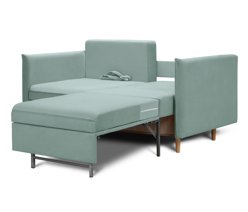 Дизайнерские диваны для гостиной, Диван кровать Оливер 120, микровелюр