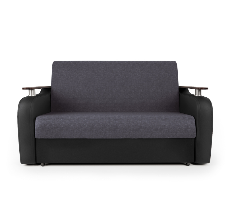 Диваны с ящиком для белья, Диван-кровать Гранд Д 100, рогожка/ экокожа