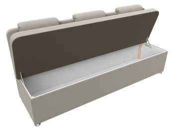 Диван кухонный прямой  Маккон 3-х местный, рогожка Амур