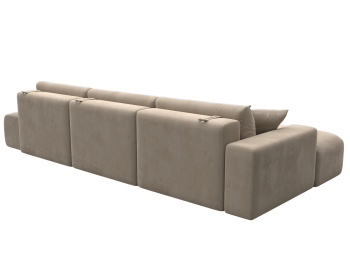 Диван угловой Лига-036 Модерн Лонг левый угол, велюр