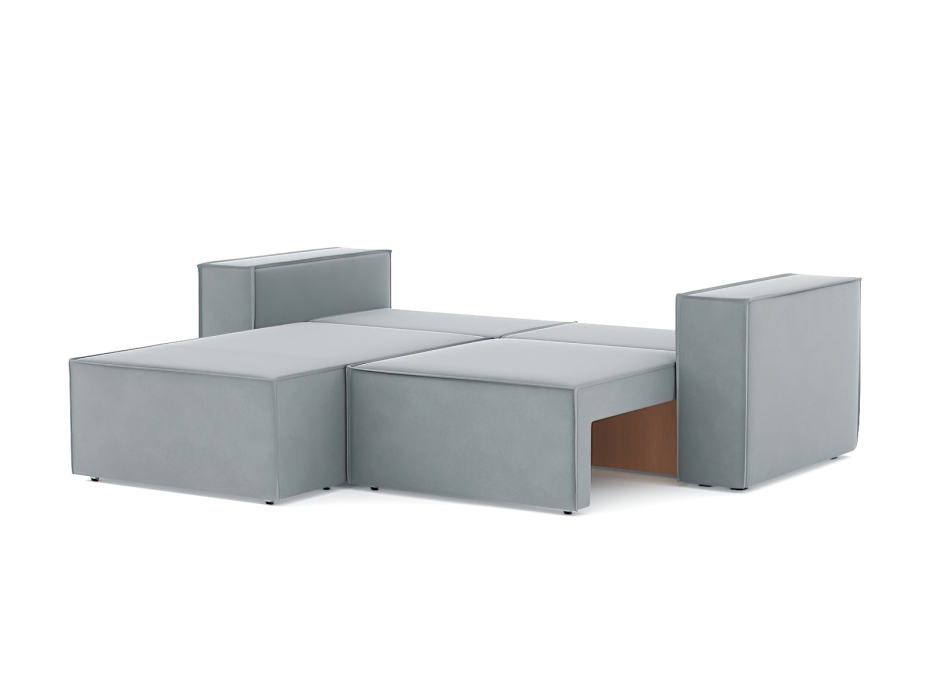 Диваны угловые в гостиную, Диван-кровать угловой Лофт, велюр