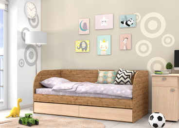 Детская кровать  Golden Kids 7 дуб вотан