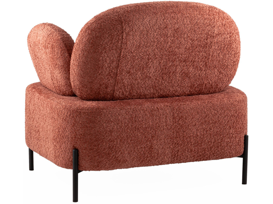 Кресло для отдыха, Кресло STOOL GROUP Кэнди с подлокотниками букле