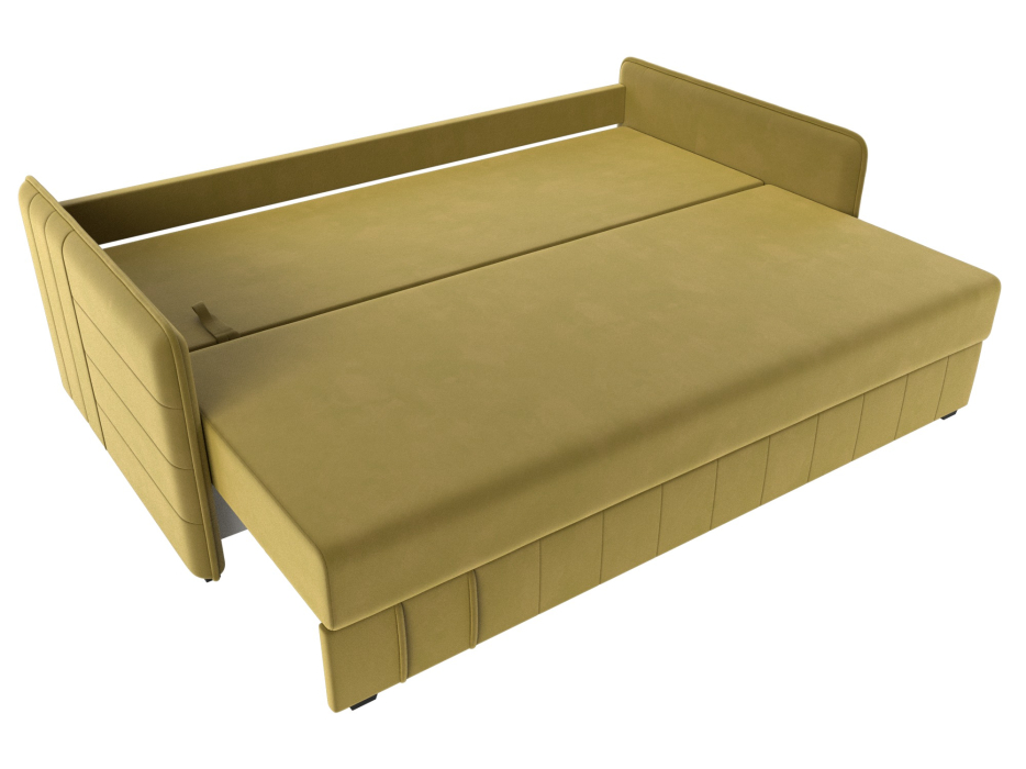 Диваны с ящиком для белья, Прямой диван Слим НПБ, микровельвет