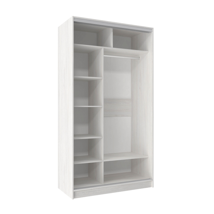 Шкафы-купе 2-х дверные, Шкаф-купе 2-дв  Домашний 1200 лдсп/лдсп  (в2295*ш1232*г595)