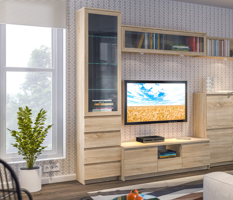 Витрины, Шкаф-витрина Веста СБ-2248