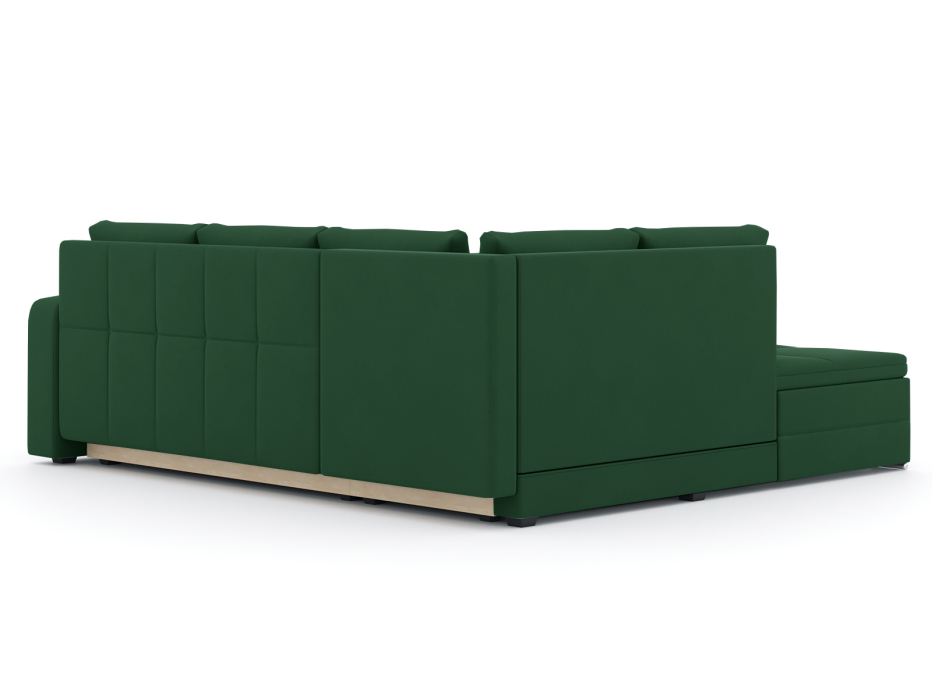 Диваны угловые в гостиную, Диван-кровать угловой еврокнижка Бромен, рогожка