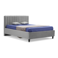 Мягкая кровать, Двуспальная кровать МЕРЛА 180х200, с подъемным механизмом, велюр