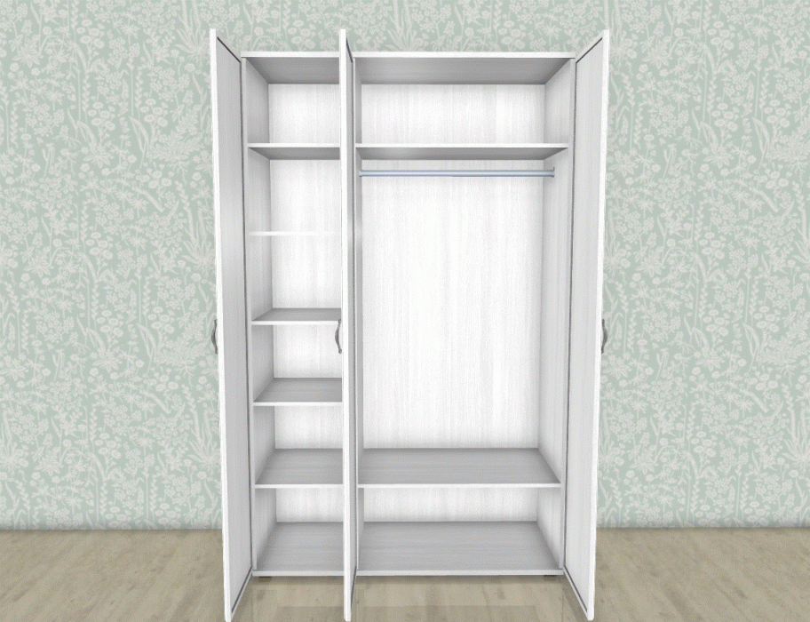 Шкафы распашные, Модульная система Карина Шкаф ШК-1001