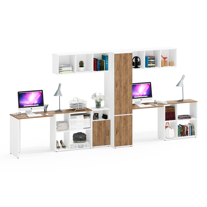 Домашние кабинеты, Два рабочих места из мебели серии Лидер-8 № 40